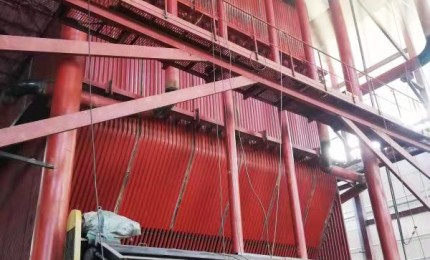 供熱公司新上65噸高溫水鍋爐一臺